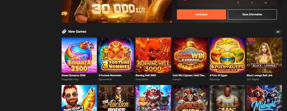 Spin new slots GGBet