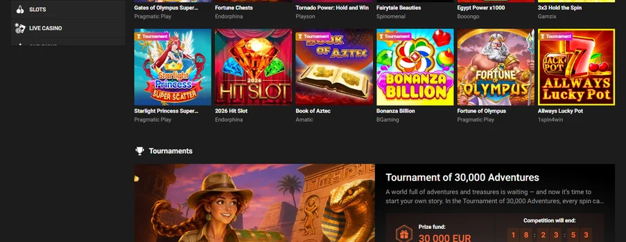 Join tournament win prizes